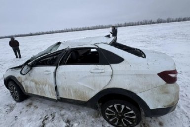 Семья из шести человек перевернулась в машине на трассе Ставрополья Госавтоинспекция Ставрополья