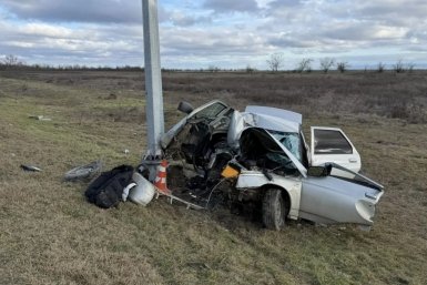 25-летний водитель врезался в опору ЛЭП и погиб на Ставрополье Госавтоинспекция Ставрополья
