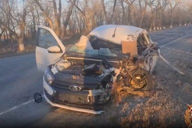 Водитель легковушки выехал на встречку и погиб на трассе Ставрополья Госавтоинспекция Ставрополья
