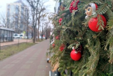 Неваляшками и гроздьями рябины украсили магазин в Ставрополе ИА Stavropol.Media