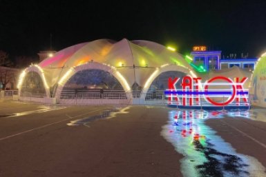 Демонтаж ледового катка начали в центре Ставрополя ИА Stavropol.Media