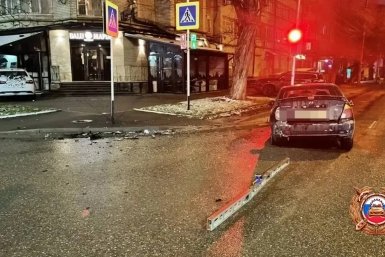 Три человека пострадали в ночном ДТП в Ставрополе Госавтоинспекция Ставрополья