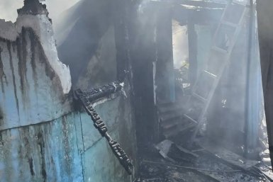 Пожар в жилом доме на площади 60 кв. метров тушат в Невинномысске пресс-служба ПАСС СК