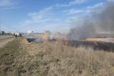 Выжигать сухую растительность начали на окраинах Ставрополя Администрация Ставрополя