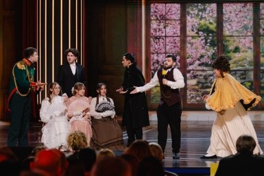 Команда КВН из Ставрополья вышла в четвертьфинал Высшей лиги Фото предоставило СтГАУ &quotТелевизионное творческое объединение АМиК&quot