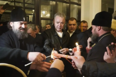 Благодатный огонь Соцсети В. Владимирова