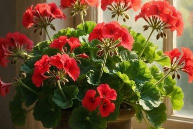 Герани с началом цветения - обязательно: Она об этом "кричит", а вы не слышите