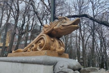 Как ставропольские "Дельфины" с фонтана оказались в мастерской спустя 70 лет