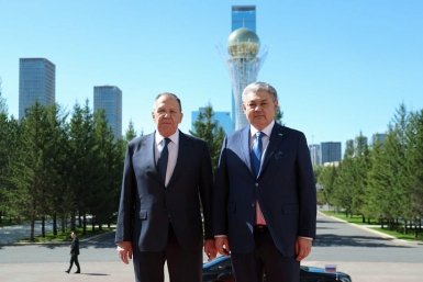 Президент Казахстана принял министра иностранных дел РФ Сергея Лаврова сайт МИД РФ