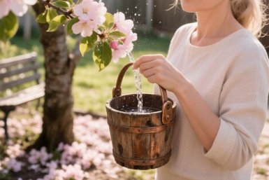 100 г на 20 л после цветения яблони: Корни мощные, урожай гребу вагонами