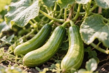 Кабачки лежат на грядках ровными рядами: 3 подкормки за сезон - плоды крупные и без гнили