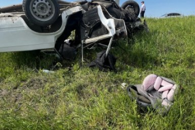 Три человека погибли, пять получили травмы в лобовом ДТП на Ставрополье 23 мая
