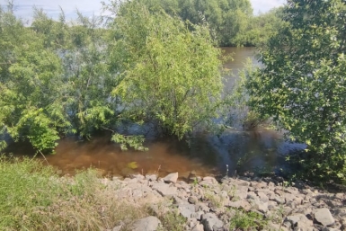 На Ставрополье уровень воды в реке Калаус на 2 см выше опасной отметки