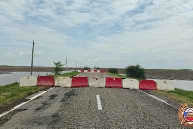 Затопленную трассу в Курском округе поручил срочно починить глава Ставрополья