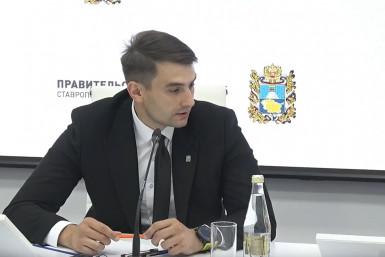 Имран Айдамиров рассказал о первых неделях работы в минпроме Ставрополья скриншот пресс-конференции РИЦ Ставрополья