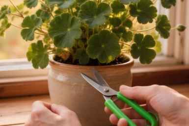 Беру ножницы и стригу герань осенью: Как я это делаю, чтобы куст завалил шапками цветов
