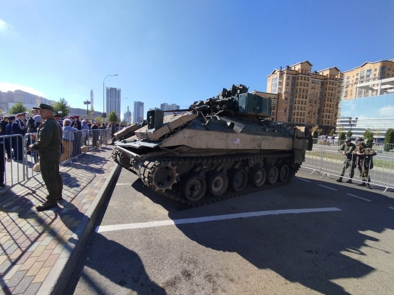 Выставка трофейной военной техники ВСУ и НАТО проходит в Ставрополе Сергей Бумагин, ИА Stavropol.Media