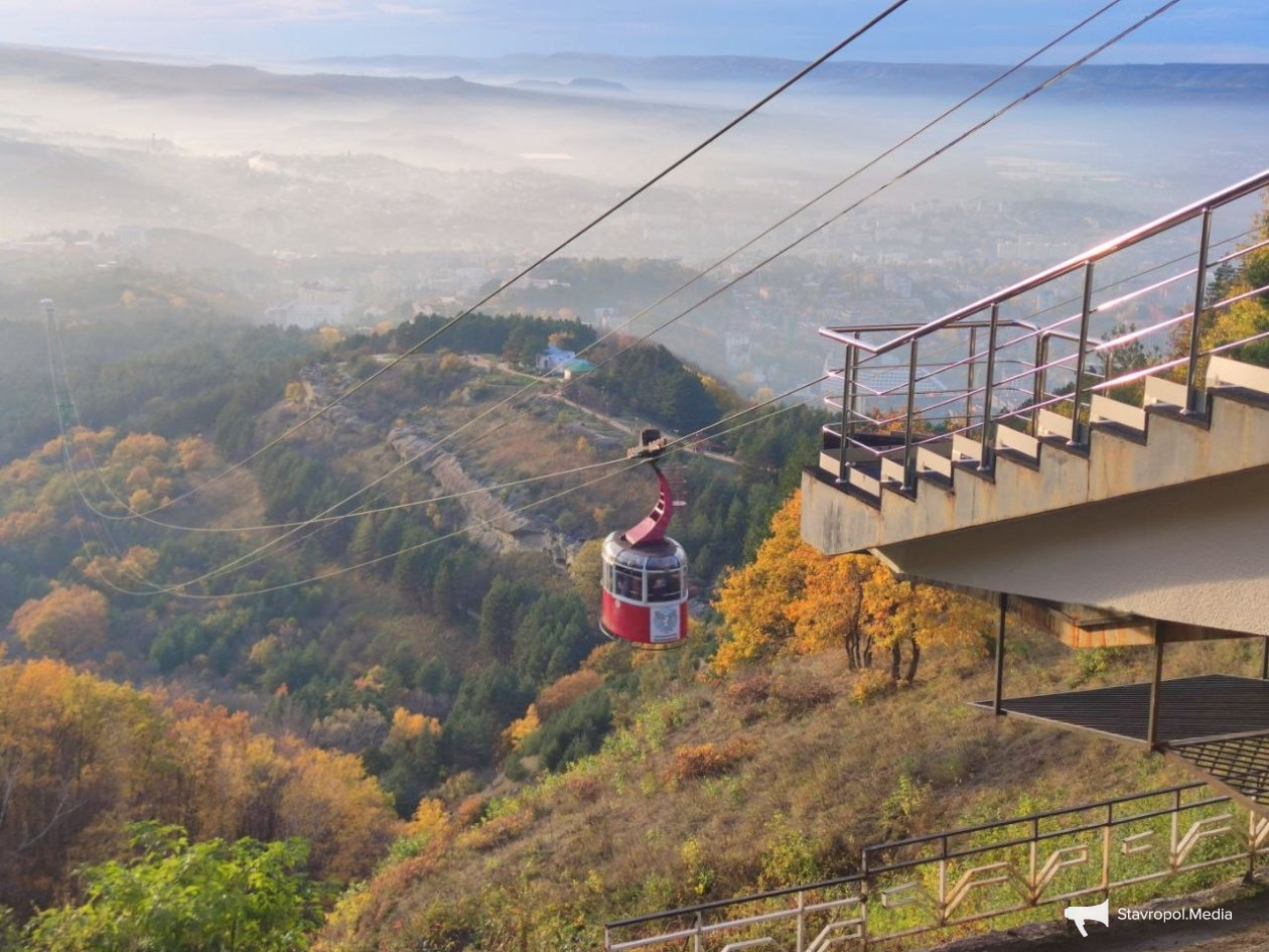 Из-за сильного ветра власти временно закрыли канатку в Кисловодске ИА Stavropol.Media